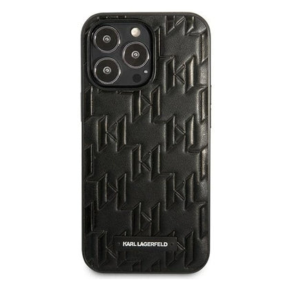 Karl Lagerfeld KLHCP13LMNMP1K iPhone 13 Pro / 13 6.1 "hardcase black / black Monogram Plaque_2
