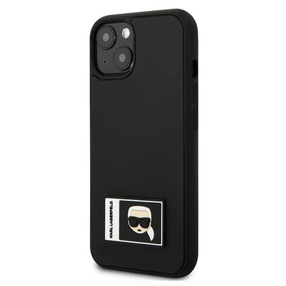 Karl Lagerfeld KLHCP13M3DKPK iPhone 13 6,1" czarny/black hardcase Ikonik Patch_1