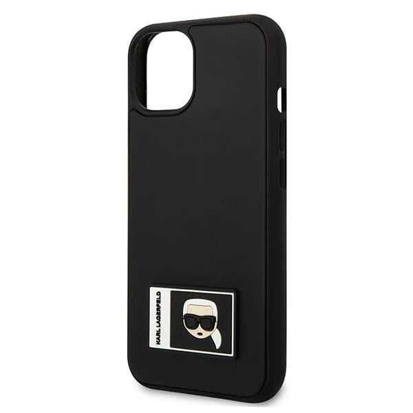 Karl Lagerfeld KLHCP13M3DKPK iPhone 13 6,1" czarny/black hardcase Ikonik Patch_5