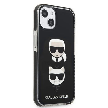Karl Lagerfeld KLHCP13MTPE2TK iPhone 13 6,1" hardcase czarny/black Karl&Choupette Head_3