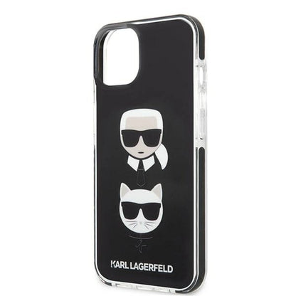 Karl Lagerfeld KLHCP13MTPE2TK iPhone 13 6,1" hardcase czarny/black Karl&Choupette Head_5