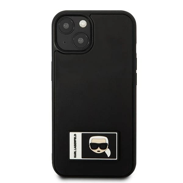 Karl Lagerfeld KLHCP13S3DKPK iPhone 13 mini 5,4 "black / black hardcase Ikonik Patch_2