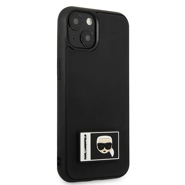 Karl Lagerfeld KLHCP13S3DKPK iPhone 13 mini 5,4 "black / black hardcase Ikonik Patch_3