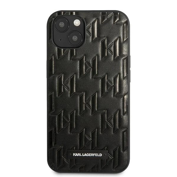 Karl Lagerfeld KLHCP13SMNMP1K iPhone 13 mini 5,4 "hardcase black / black Monogram Plaque_1