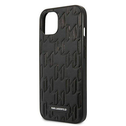 Karl Lagerfeld KLHCP13SMNMP1K iPhone 13 mini 5,4 "hardcase black / black Monogram Plaque_4