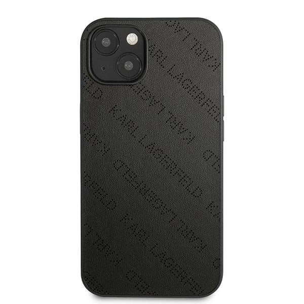 Karl Lagerfeld KLHCP13SPTLK iPhone 13 mini 5,4 "hardcase black / black Perforated Allover_2