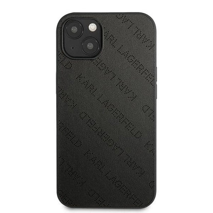 Karl Lagerfeld KLHCP13SPTLK iPhone 13 mini 5,4 "hardcase black / black Perforated Allover_2