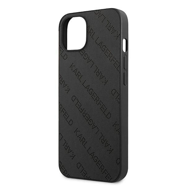 Karl Lagerfeld KLHCP13SPTLK iPhone 13 mini 5,4 "hardcase black / black Perforated Allover_5