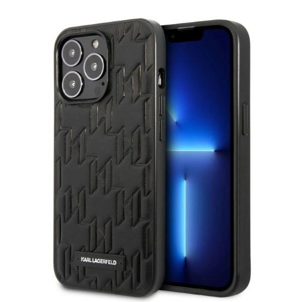 Karl Lagerfeld KLHCP13XMNMP1K iPhone 13 Pro Max 6,7" hardcase czarny/black Monogram Plaque_0