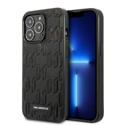 Karl Lagerfeld KLHCP13XMNMP1K iPhone 13 Pro Max 6,7" hardcase czarny/black Monogram Plaque_0