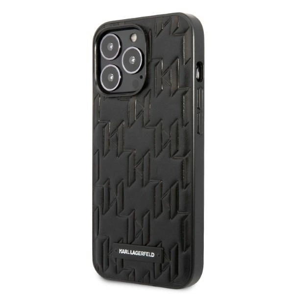 Karl Lagerfeld KLHCP13XMNMP1K iPhone 13 Pro Max 6,7" hardcase czarny/black Monogram Plaque_1