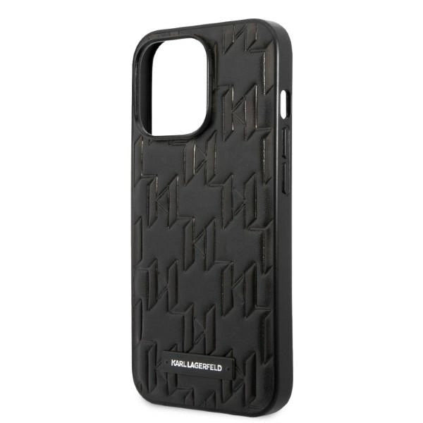 Karl Lagerfeld KLHCP13XMNMP1K iPhone 13 Pro Max 6,7" hardcase czarny/black Monogram Plaque_5