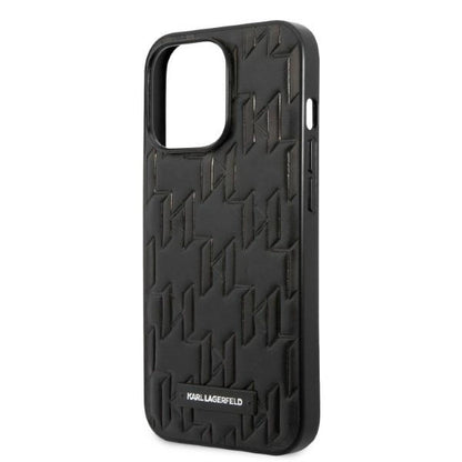 Karl Lagerfeld KLHCP13XMNMP1K iPhone 13 Pro Max 6,7" hardcase czarny/black Monogram Plaque_5