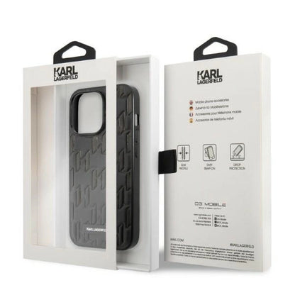 Karl Lagerfeld KLHCP13XMNMP1K iPhone 13 Pro Max 6,7" hardcase czarny/black Monogram Plaque_7
