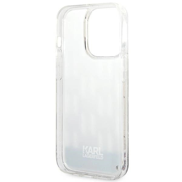 Karl Lagerfeld KLHCP14LLMNMS iPhone 14 Pro 6.1 "hardcase silver / silver Liquid Glitter Monogram_6