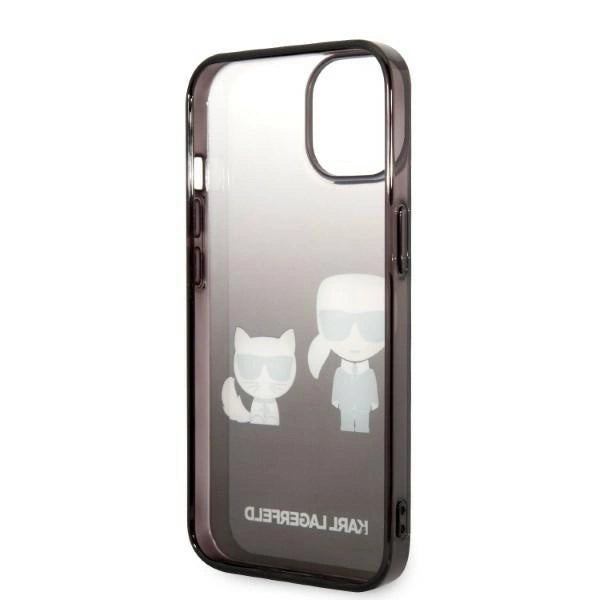 Karl Lagerfeld KLHCP14LTGKCK iPhone 14 Pro 6.1 "hardcase black / black Gradient Ikonik Karl &amp; Choupette_6