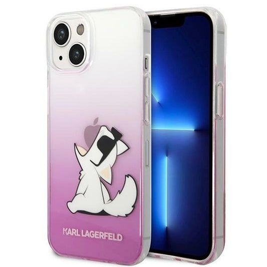Karl Lagerfeld KLHCP14MCFNRCPI iPhone 14 Plus 6.7 "hardcase pink / pink Choupette Fun_0