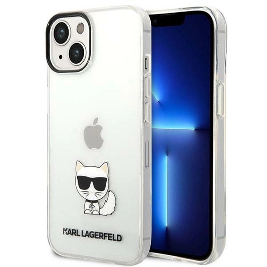 Karl Lagerfeld KLHCP14MCTTR iPhone 14 Plus 6.7 "hardcase clear / transparent Choupette Body_0
