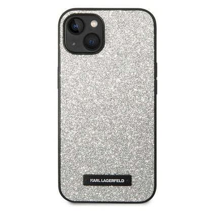 Karl Lagerfeld KLHCP14MG2ELS iPhone 14 Plus 6.7 "hardcase silver / silver Glitter Plaque Logo_2