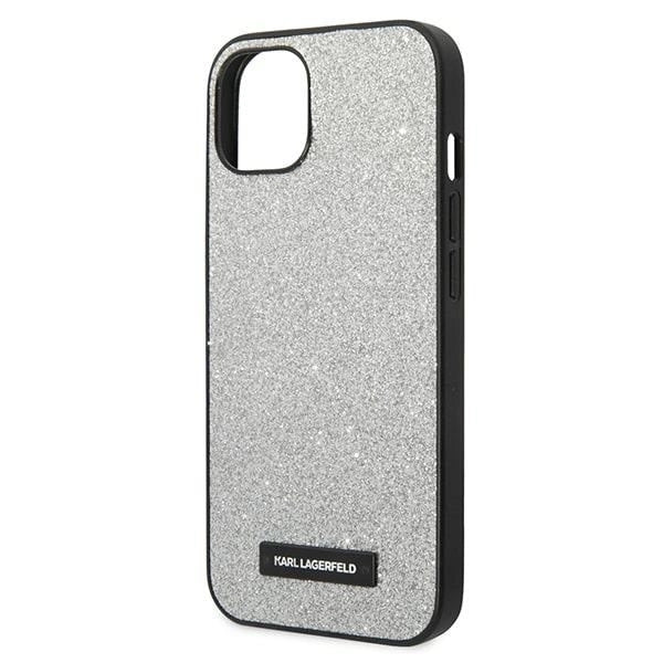 Karl Lagerfeld KLHCP14MG2ELS iPhone 14 Plus 6.7 "hardcase silver / silver Glitter Plaque Logo_5