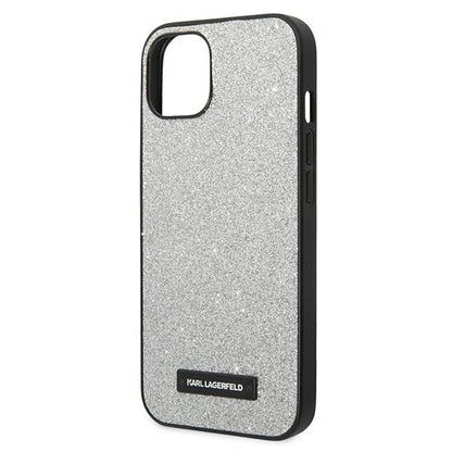 Karl Lagerfeld KLHCP14MG2ELS iPhone 14 Plus 6.7 "hardcase silver / silver Glitter Plaque Logo_5