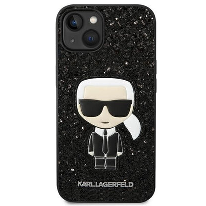 Karl Lagerfeld KLHCP14MGFKPK iPhone 14 Plus 6.7 &quot;hardcase black / black Glitter Flakes Ikonik_2