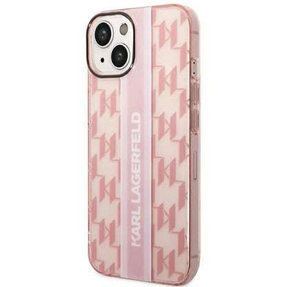 Karl Lagerfeld KLHCP14MHKLSPCP iPhone 14 Plus 6.7 "hardcase pink / pink Mono Vertical Stripe_1