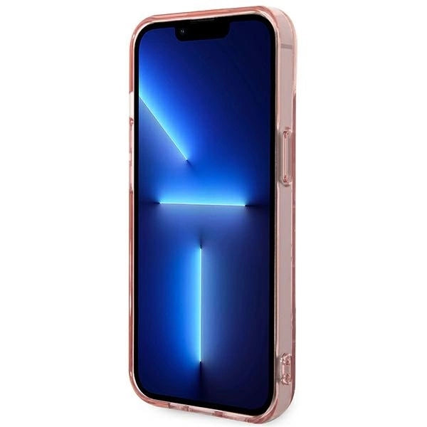 Karl Lagerfeld KLHCP14MHKLSPCP iPhone 14 Plus 6.7 "hardcase pink / pink Mono Vertical Stripe_4