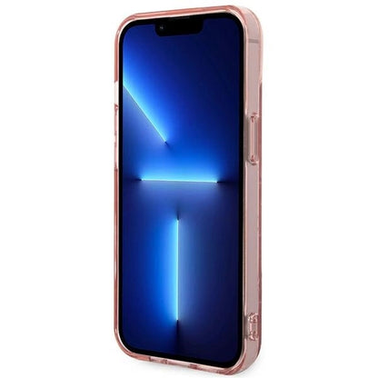 Karl Lagerfeld KLHCP14MHKLSPCP iPhone 14 Plus 6.7 "hardcase pink / pink Mono Vertical Stripe_4