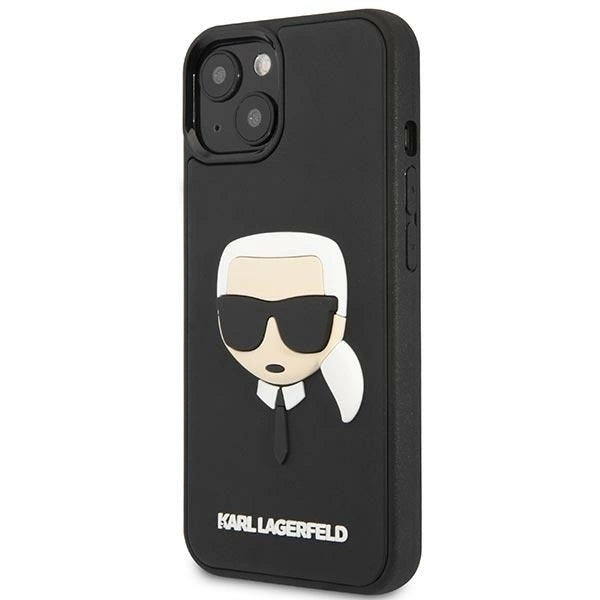 Karl Lagerfeld KLHCP14MKH3DBK iPhone 14 Plus 6.7 "black / black hardcase 3D Rubber Karl's Head_1