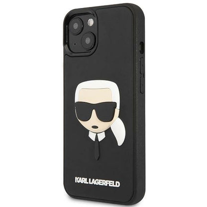 Karl Lagerfeld KLHCP14MKH3DBK iPhone 14 Plus 6.7 "black / black hardcase 3D Rubber Karl's Head_1