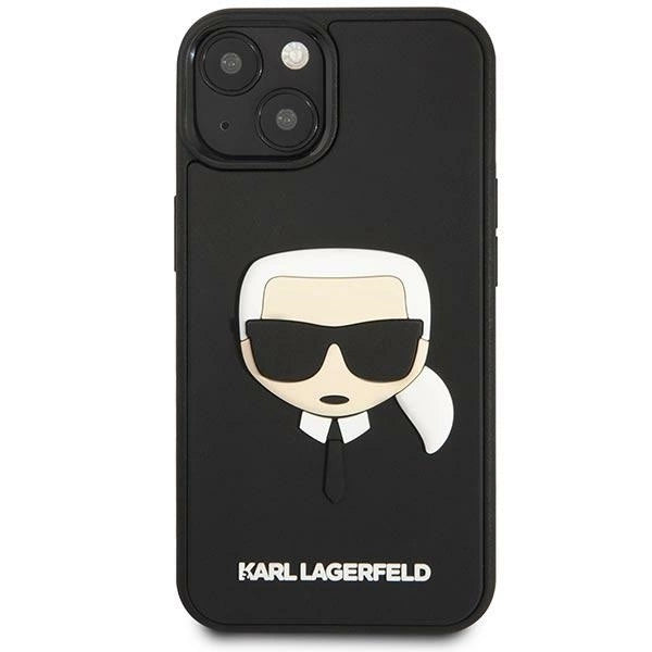 Karl Lagerfeld KLHCP14MKH3DBK iPhone 14 Plus 6.7 "black / black hardcase 3D Rubber Karl's Head_2