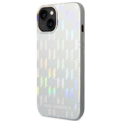 Karl Lagerfeld KLHCP14MLGMMSV3 iPhone 14 Plus 6.7 "hardcase silver / silver Monogram Iridescent_1