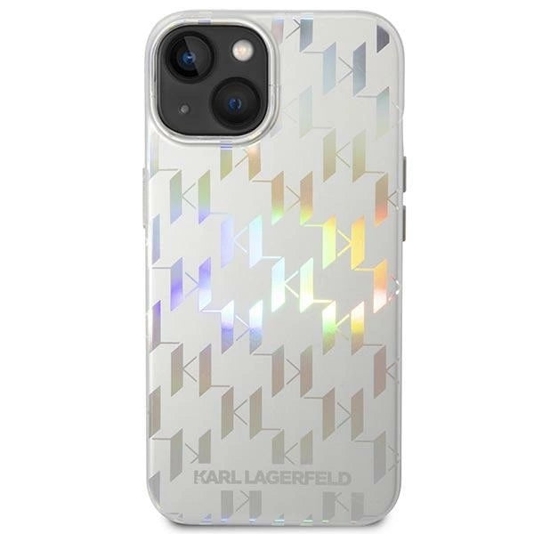 Karl Lagerfeld KLHCP14MLGMMSV3 iPhone 14 Plus 6.7 "hardcase silver / silver Monogram Iridescent_2