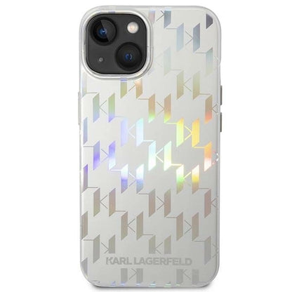 Karl Lagerfeld KLHCP14MLGMMSV3 iPhone 14 Plus 6.7 "hardcase silver / silver Monogram Iridescent_2