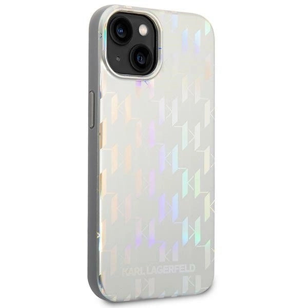 Karl Lagerfeld KLHCP14MLGMMSV3 iPhone 14 Plus 6.7 "hardcase silver / silver Monogram Iridescent_3