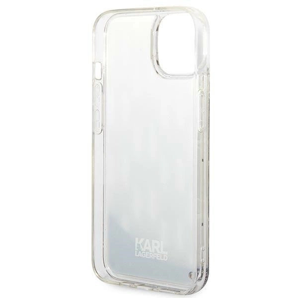 Karl Lagerfeld KLHCP14MLMNMS iPhone 14 Plus 6.7 "hardcase silver / silver Liquid Glitter Monogram_6