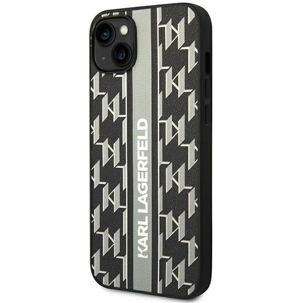 Karl Lagerfeld KLHCP14MPGKLSKG iPhone 14 Plus 6.7 "hardcase gray / gray Monogram Stripe_1