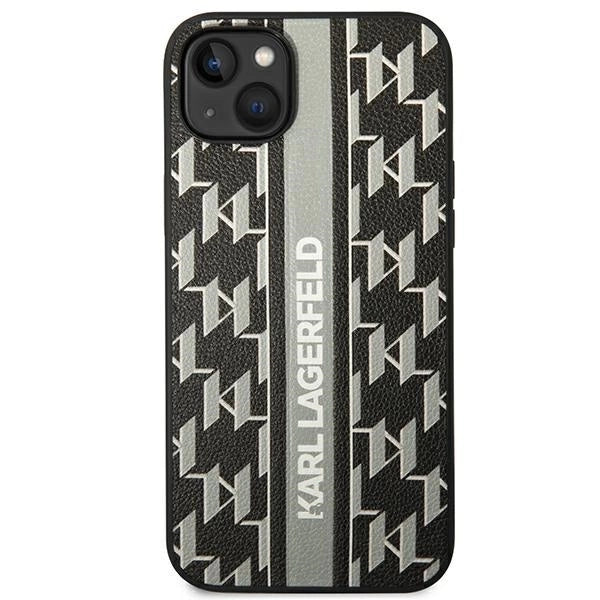 Karl Lagerfeld KLHCP14MPGKLSKG iPhone 14 Plus 6.7 "hardcase gray / gray Monogram Stripe_2
