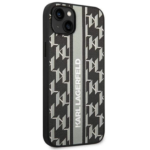 Karl Lagerfeld KLHCP14MPGKLSKG iPhone 14 Plus 6.7 "hardcase gray / gray Monogram Stripe_3