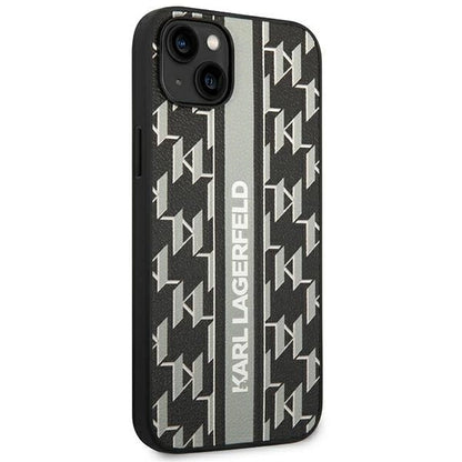 Karl Lagerfeld KLHCP14MPGKLSKG iPhone 14 Plus 6.7 "hardcase gray / gray Monogram Stripe_3