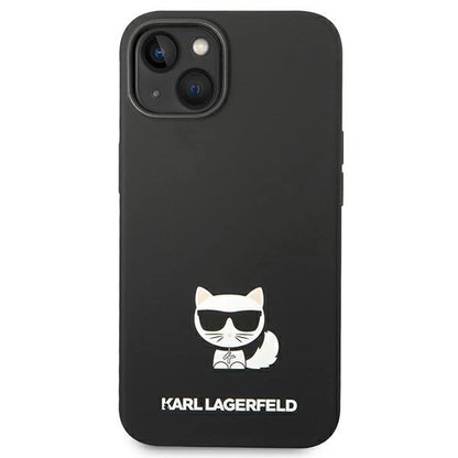 Karl Lagerfeld KLHCP14MSLCTBK iPhone 14 Plus 6.7 "hardcase black / black Silicone Choupette Body_2