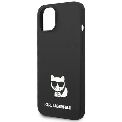Karl Lagerfeld KLHCP14MSLCTBK iPhone 14 Plus 6.7 "hardcase black / black Silicone Choupette Body_5