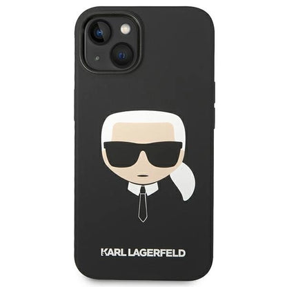 Karl Lagerfeld KLHCP14MSLKHBK iPhone 14 Plus 6.7 "hardcase black / black Silicone Karl`s Head_2