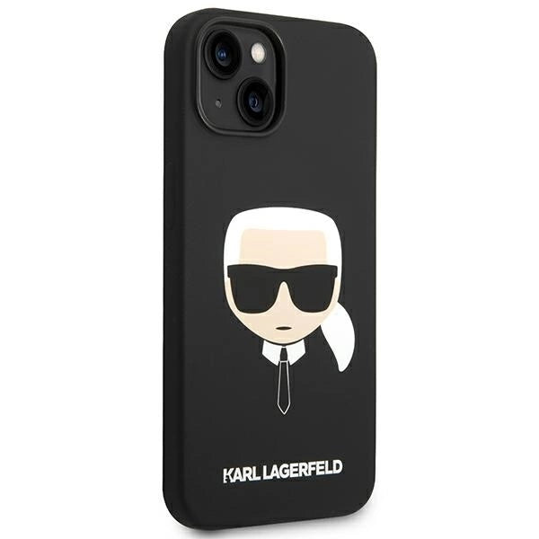 Karl Lagerfeld KLHCP14MSLKHBK iPhone 14 Plus 6.7 "hardcase black / black Silicone Karl`s Head_3
