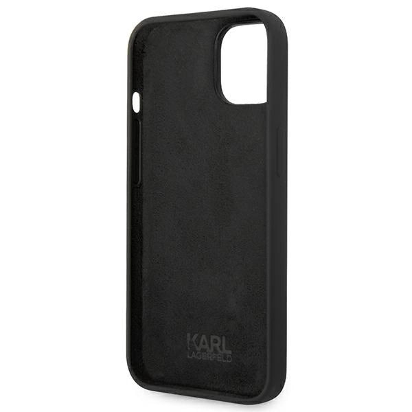 Karl Lagerfeld KLHCP14MSLKHBK iPhone 14 Plus 6.7 "hardcase black / black Silicone Karl`s Head_6
