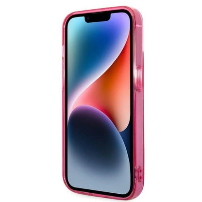 Karl Lagerfeld KLHCP14MTGKCP iPhone 14 Plus 6,7" hardcase różowy/pink Gradient Ikonik Karl & Choupette_4