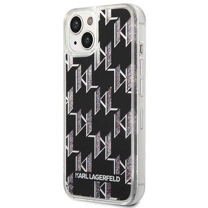 Karl Lagerfeld KLHCP14SLMNMK iPhone 14 6.1 &quot;hardcase black / black Liquid Glitter Monogram_1