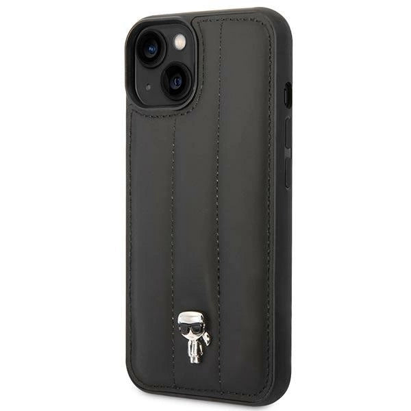 Karl Lagerfeld KLHCP14SPSQPK iPhone 14 6,1" hardcase czarny/black Puffy Ikonik Pin_1