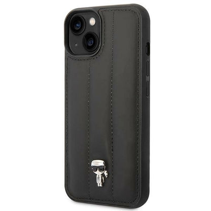 Karl Lagerfeld KLHCP14SPSQPK iPhone 14 6,1" hardcase czarny/black Puffy Ikonik Pin_1